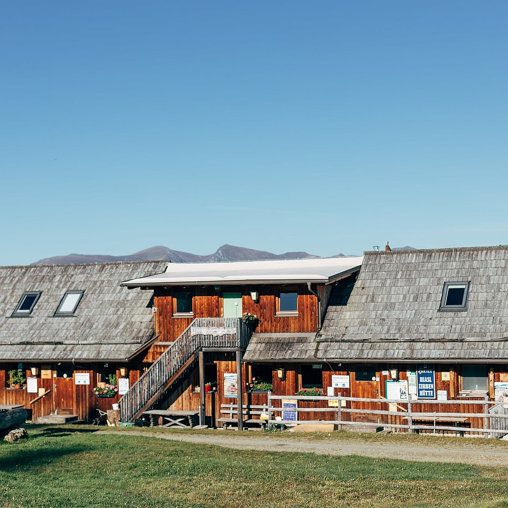 Zirbenhütte Hiasl nockholz alm