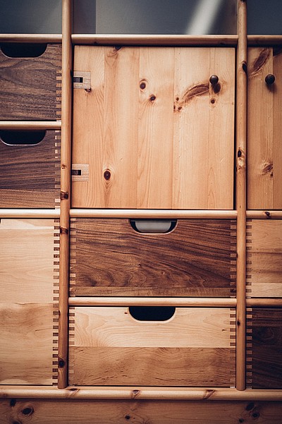 Garderobe aus Holz Garderobe aus Holz