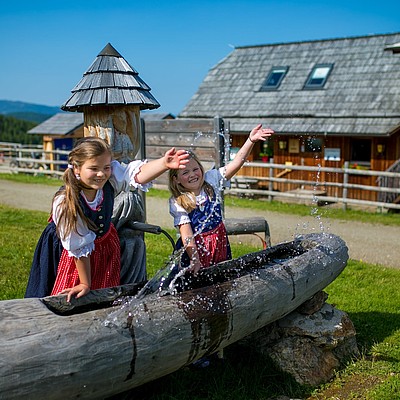 Nockholz Spielplatz hiaslalm familie